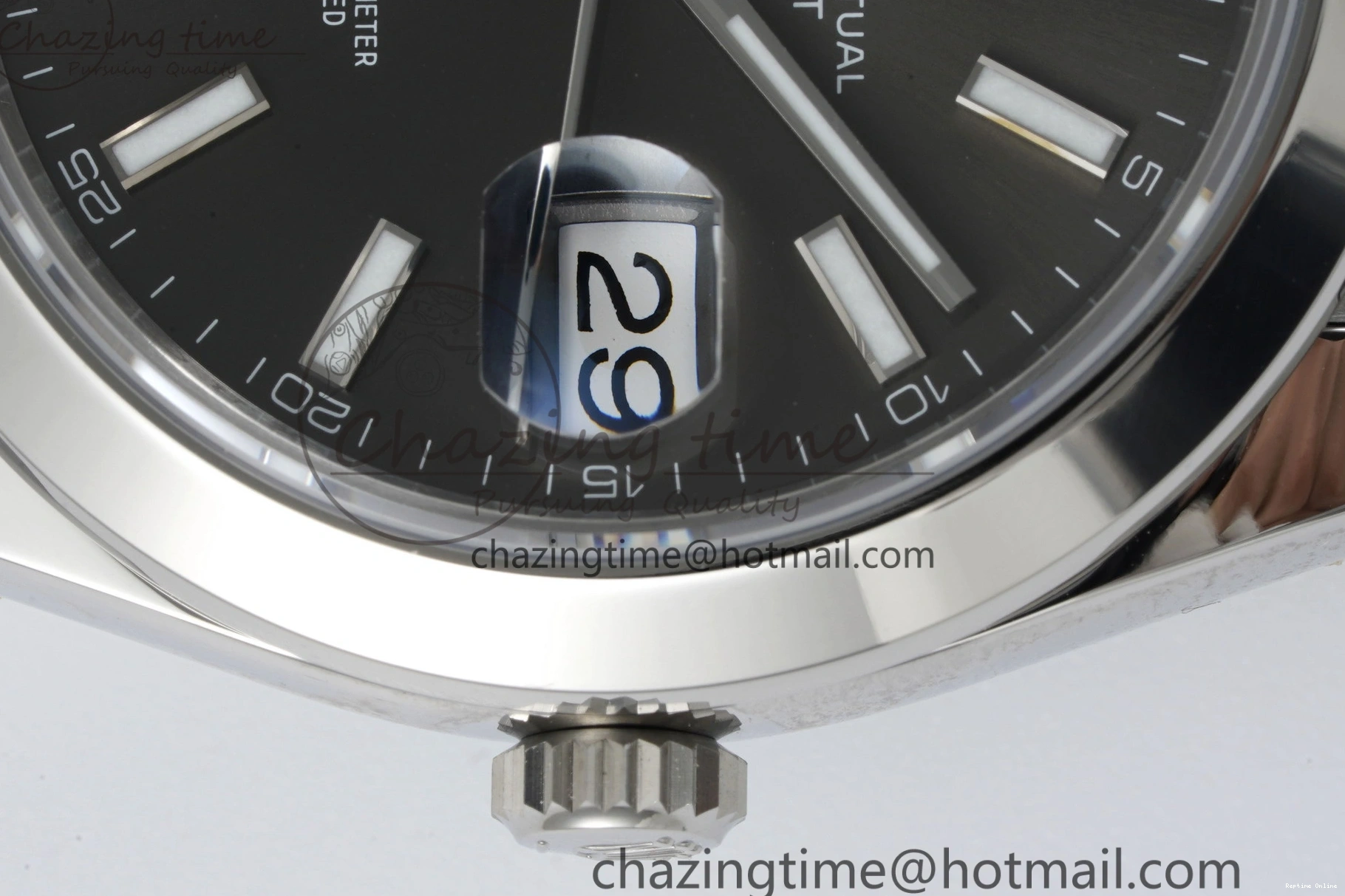 0419 OdorResistant DateJust 41 SS Polished Bezel KING 1:1 Best Edition 904L Steel Gray Stick Dial on Jubilee Bracelet VR 2207